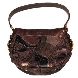 New Coach Zoe Small Patchwork Bag